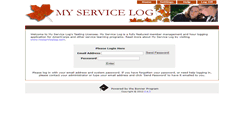Desktop Screenshot of myservicelog.org