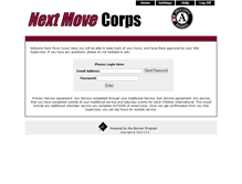 Tablet Screenshot of nmc.arkansas.myservicelog.org